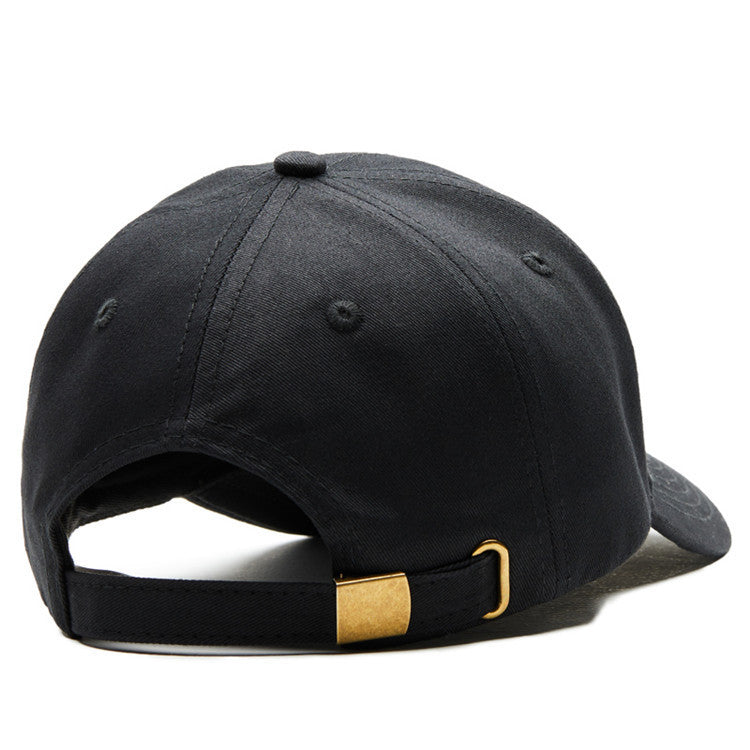 Wholesale Solid color all-match embroidered logo cap